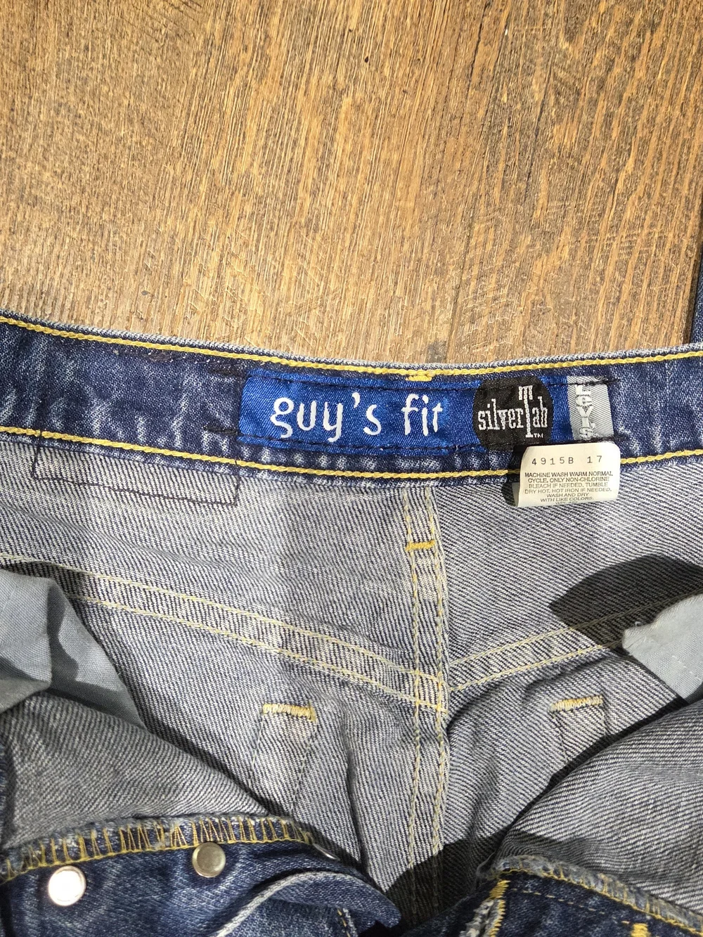 Vtg 90s SilverTab Vintage Style Blue Denim Jeans